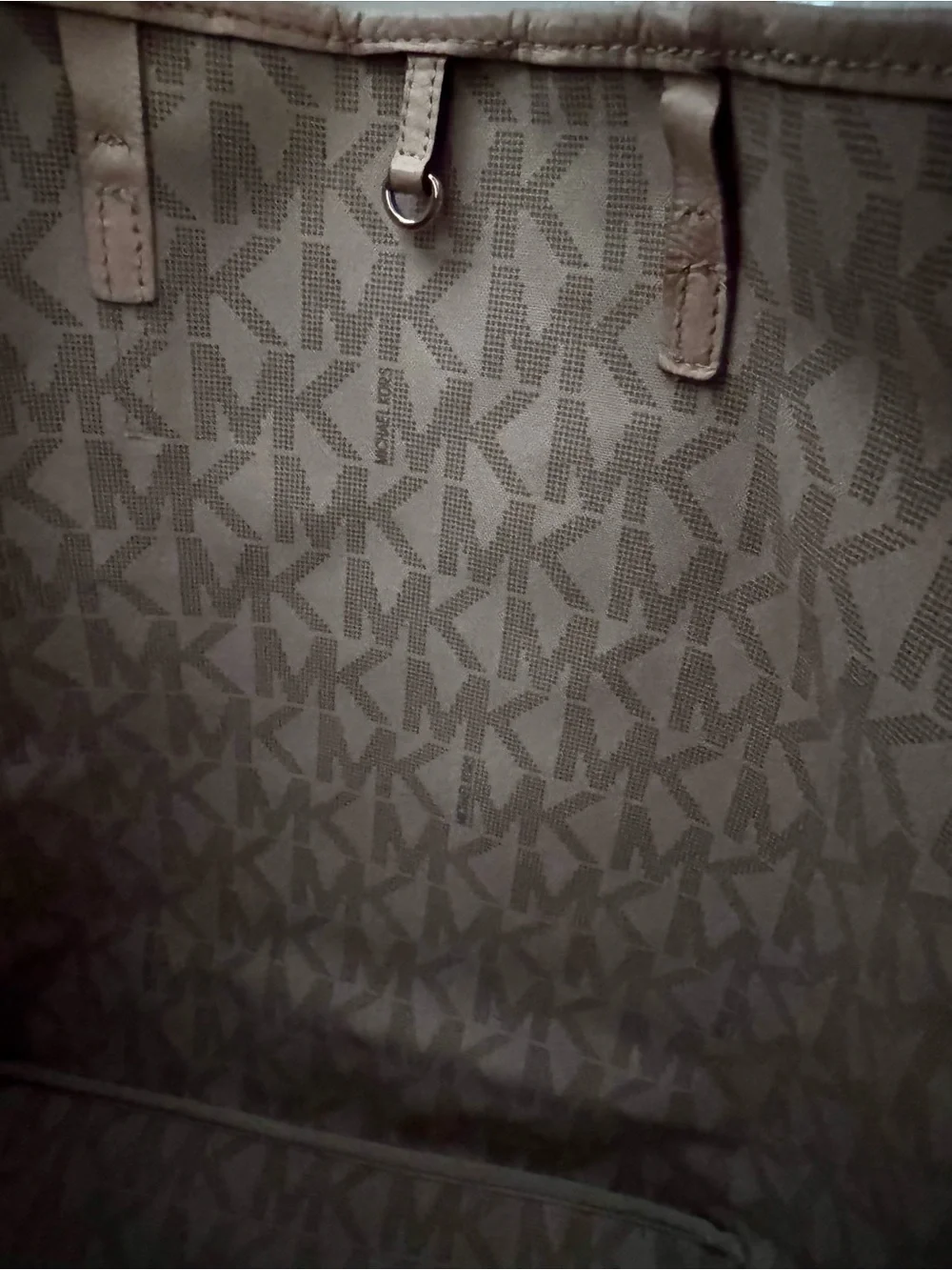 Michael Kors Brown Large Logo Tote